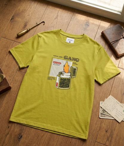 Achiver Green Gang Tshirt Men