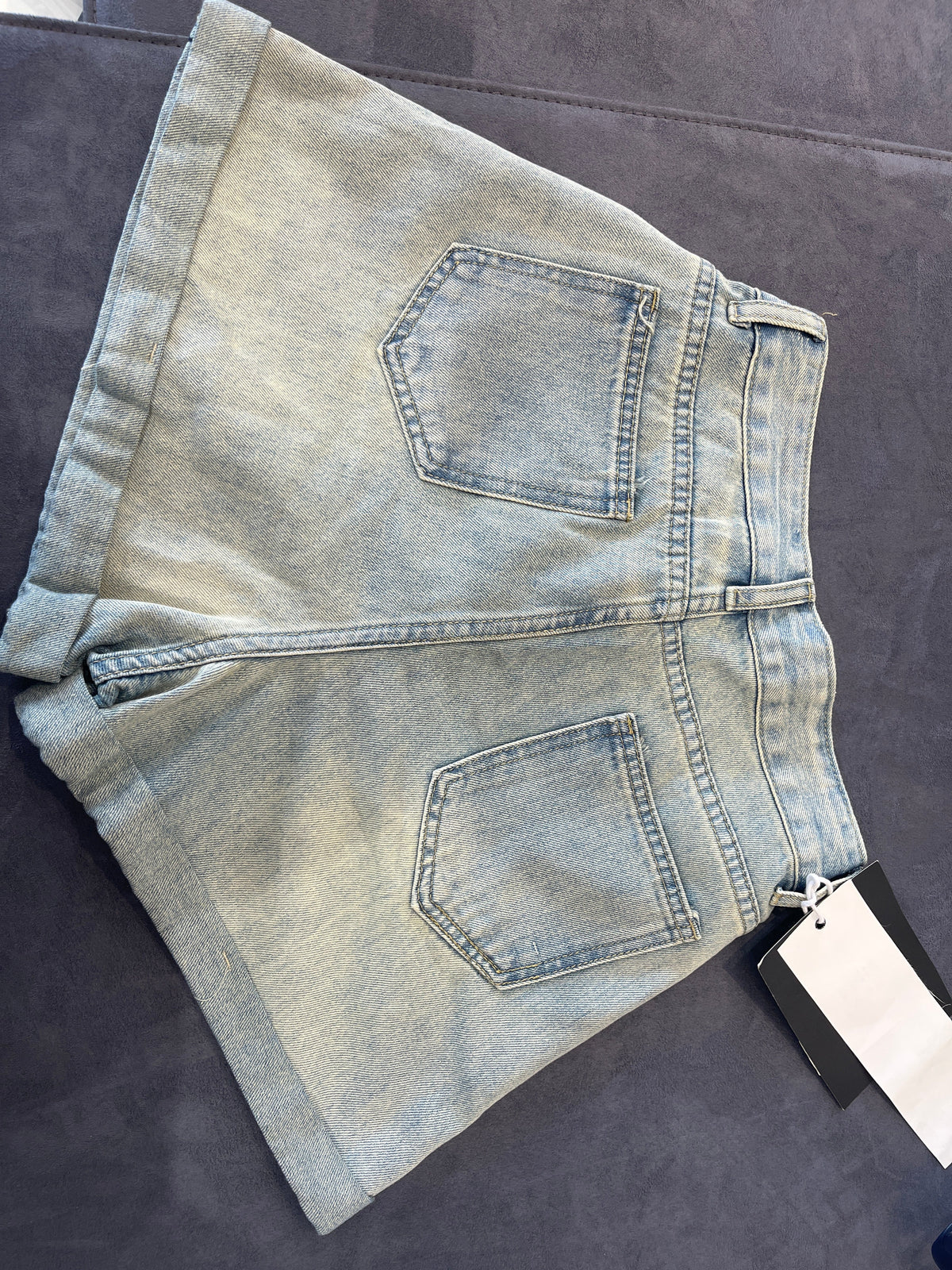 Cat Family Fashion Denim Shorts-Women