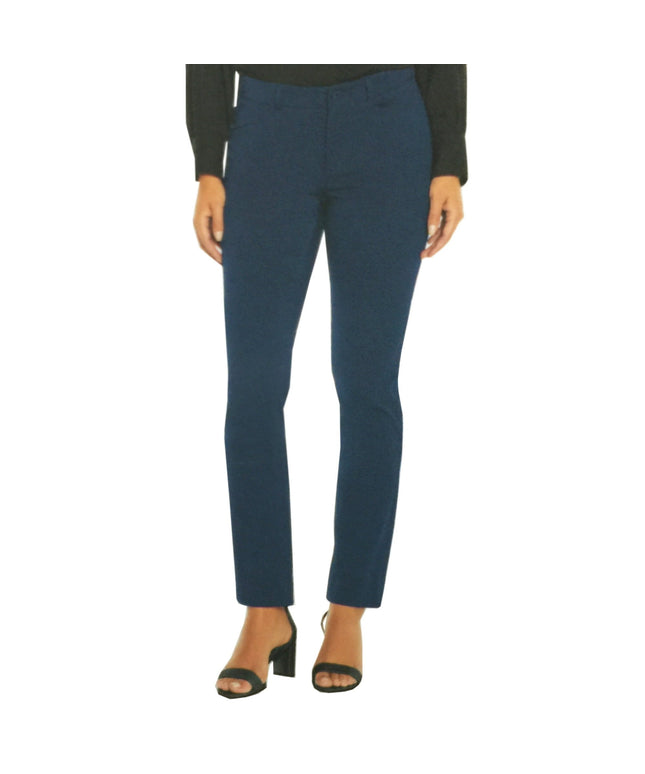 Size: 12 Banana Republic Ladies Slim Straight Pants, Navy 12