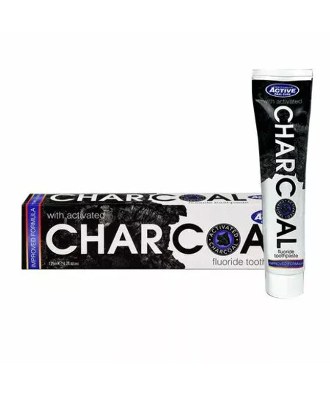 Beauty Formulas Activated Charcoal Fluoride Toothpaste | 125ml