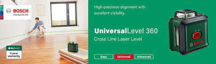 bosch universallevel laser radiation class 2