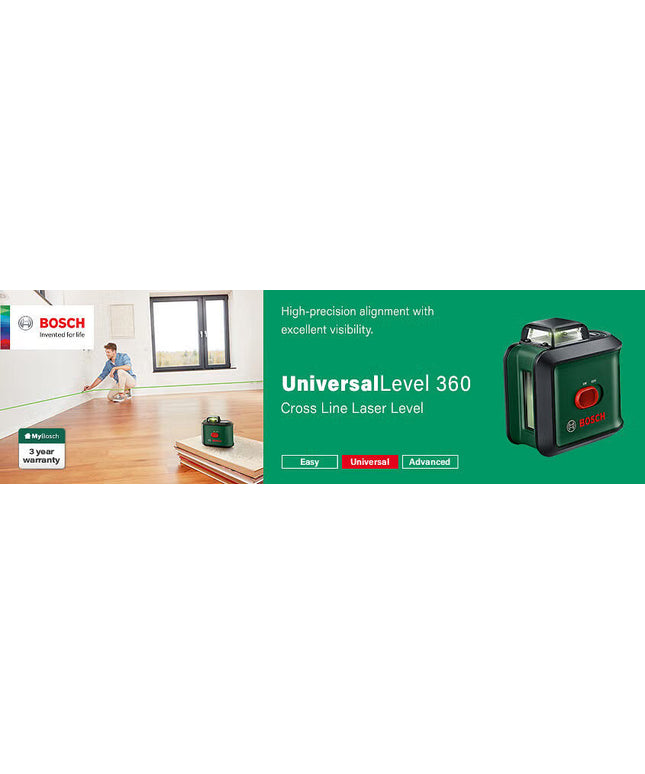 bosch universallevel laser radiation class 2