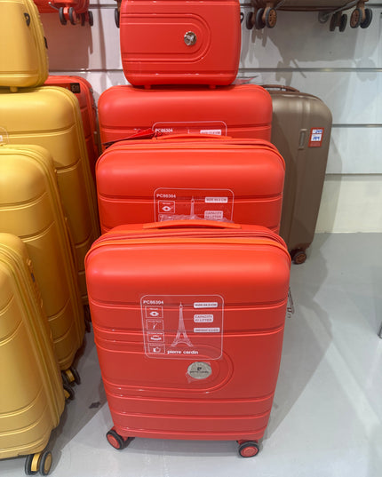 Pierre Cardin Peach Travel Bag set of 4 (14"20"24"28")