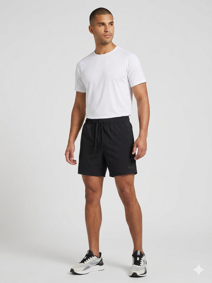 Fila Black Shorts For Men
