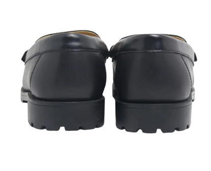 Coach Jocelyn Leather Loafer Black Patterned Design
