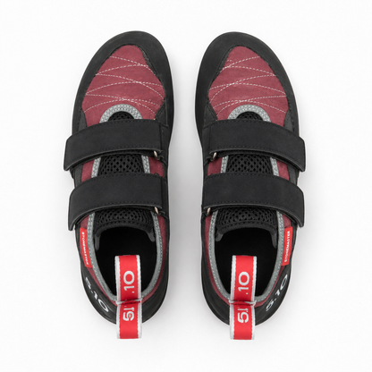 Five Ten Stonemaster Men'S Climbing Shoes - Burgundy/Grey
