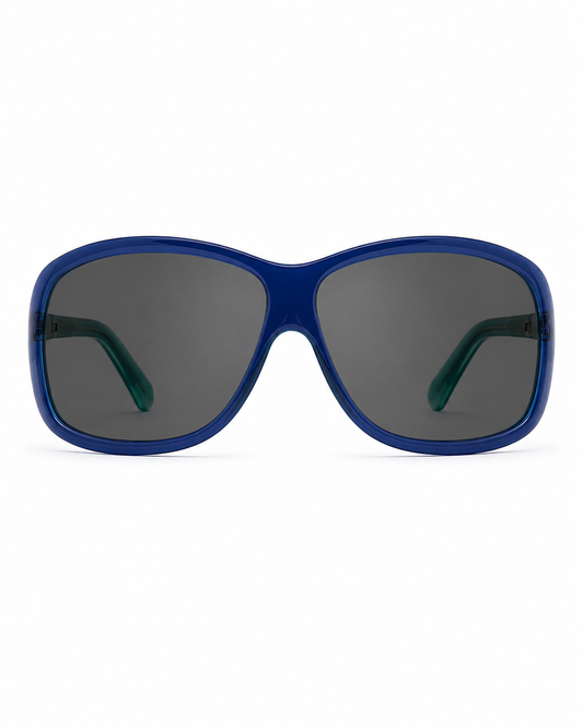 Guess Blue-Green Gradient Square Sunglasses
