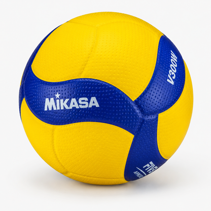 Mikasa V300W Official FIVB Match Volleyball - Blue/Yellow