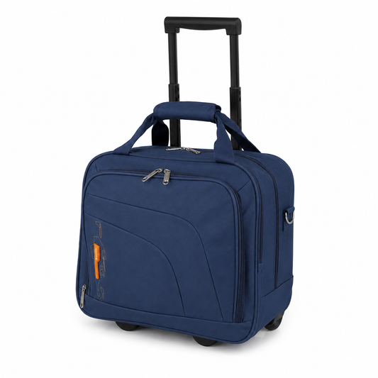 Gabol Week Eco 15.6" 2-Wheel Laptop Trolley - Blue