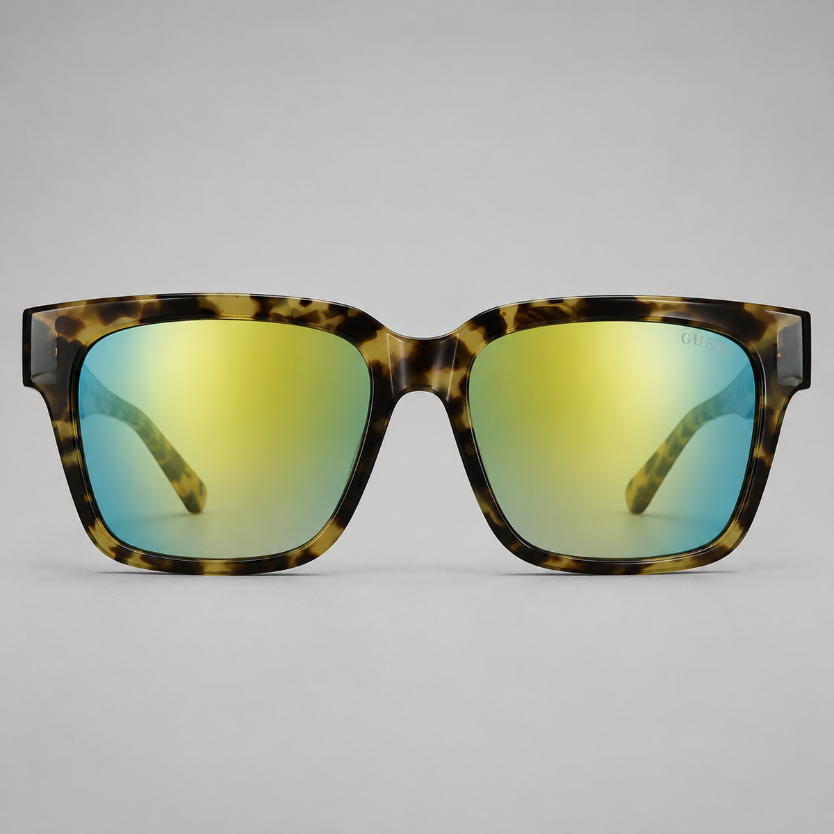 Guess Gu6855 52Q Sunglasses – Tortoise Frame / Gold Mirror Lenses