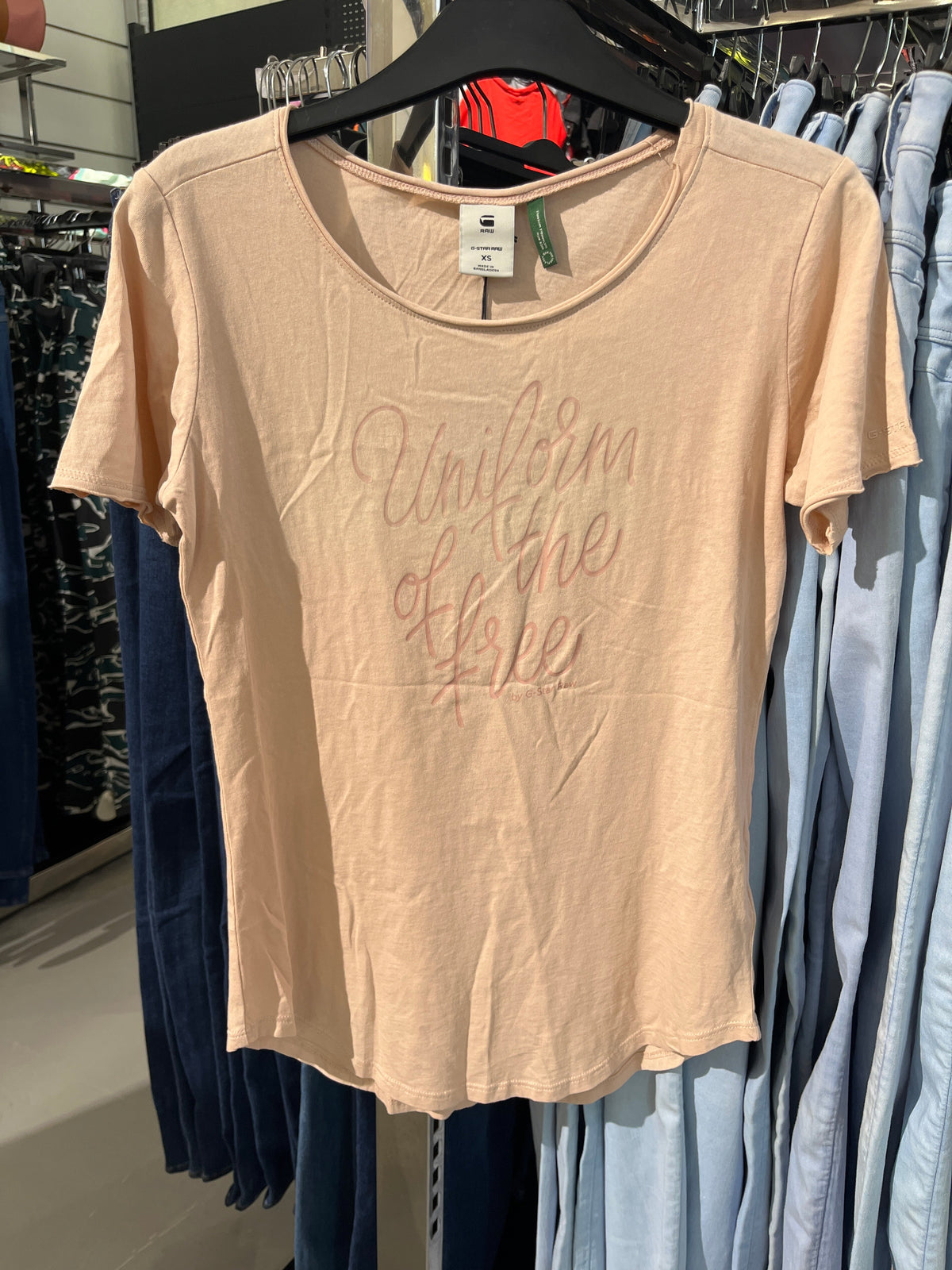 G-Star Graphic Liquid Pink Women'S T-Shirt