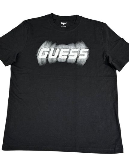 Guess Men’s Black Cotton T-Shirt