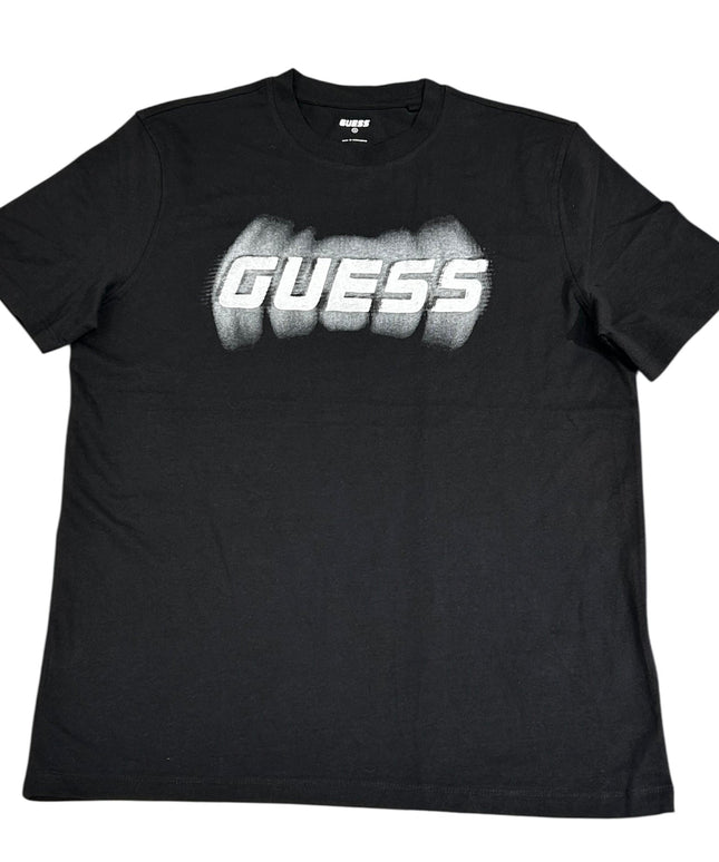 Guess Men’s Black Cotton T-Shirt