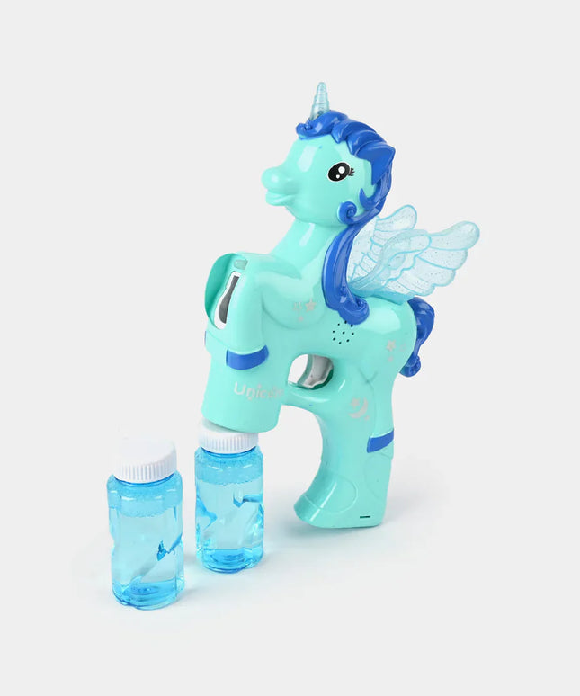 🦄✨ Bubblz Unicorn Flurry Set – Magical Bubble Blower for Kids | Includes 59ml Solution & Tray  PINK 🌈🫧