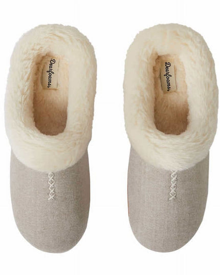 SIZE: 41 - Dearfoams Woman S Indoor/Outdoor Breathable Memory Foam Clog Slippers