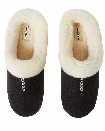 Dearfoams Woman S Indoor/Outdoor Breathable Memory Foam Clog Slippers
