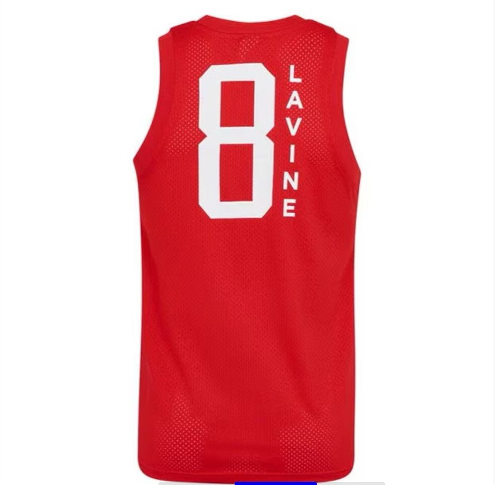 Nba Chicago Bulls Red Lavine Jersey For Mens