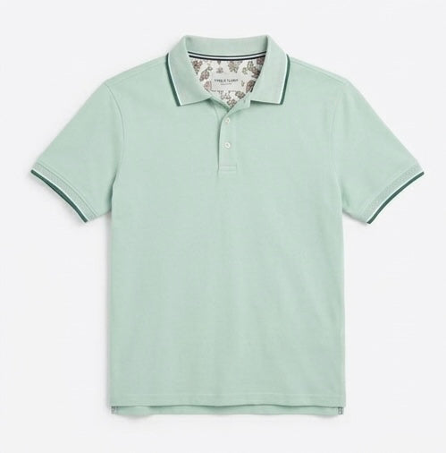 Men'S Mint Green Polo T-Shirt