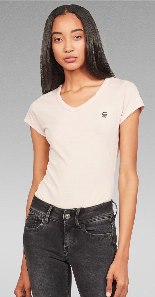 G-Star Raw Eyben Slim V T Women T-Shirt Ny Jersey