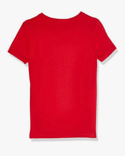 Guess Men'S Triangle Logo T-Shirt – Red