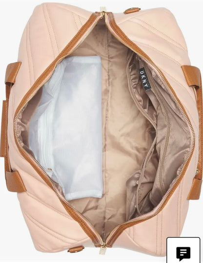 Dkny Bias Duffle Peach Bloom Bag Luggage