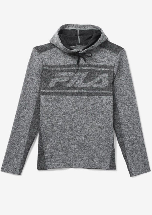 Fila Sawyer Engineered Hoodie 'Gray / Black'