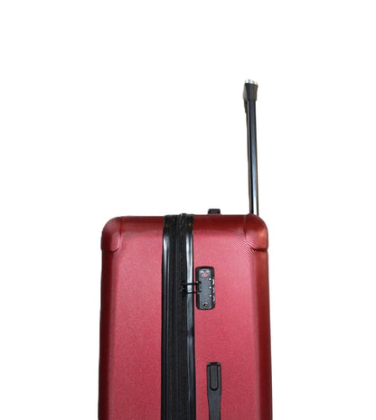Marc New York Zale Upright Maroon Trolley Bag Luggage
