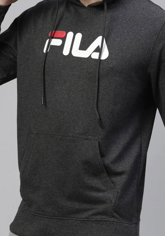 Clearance of Fila Hoodie – Men Hoody with Large Logo