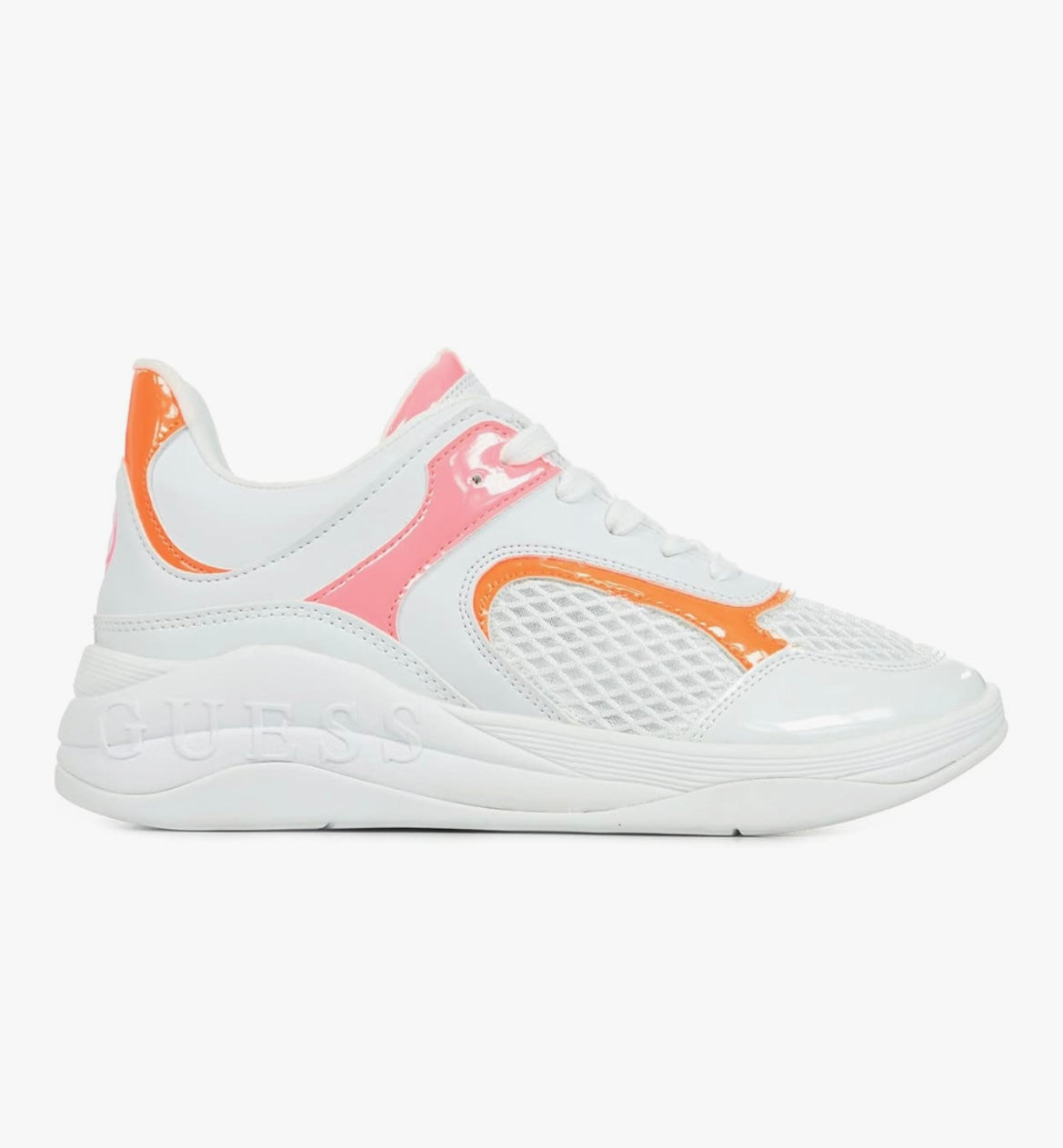 Guess GW Saucey-B Shoes, White Multi