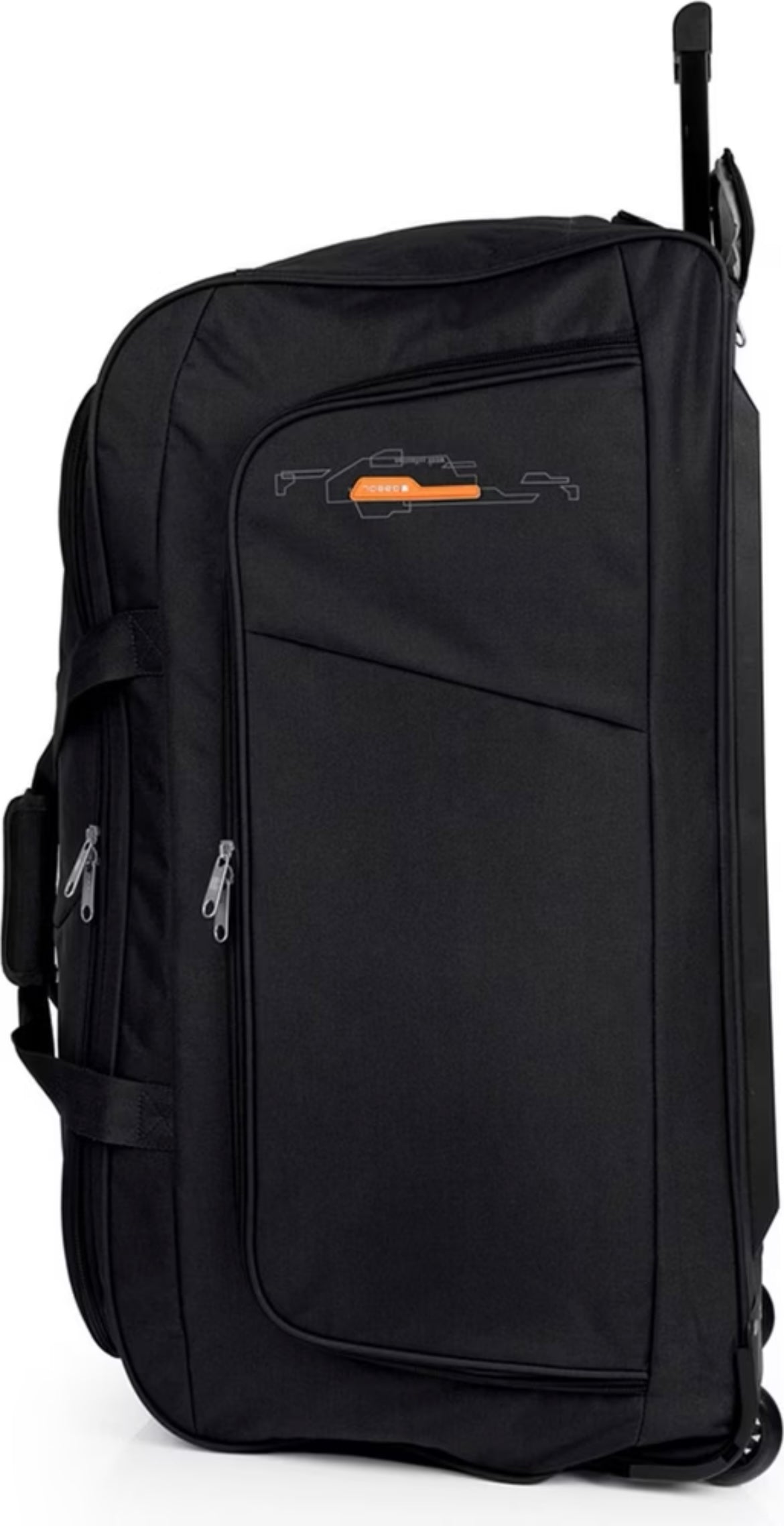 Gabol Black Week Eco Wheeled Duffle Trolley Bag Luggage Ref 122315-001