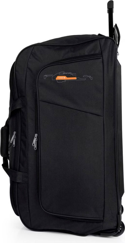 Gabol Black Week Eco Wheeled Duffle Trolley Bag Luggage Ref 122315-001