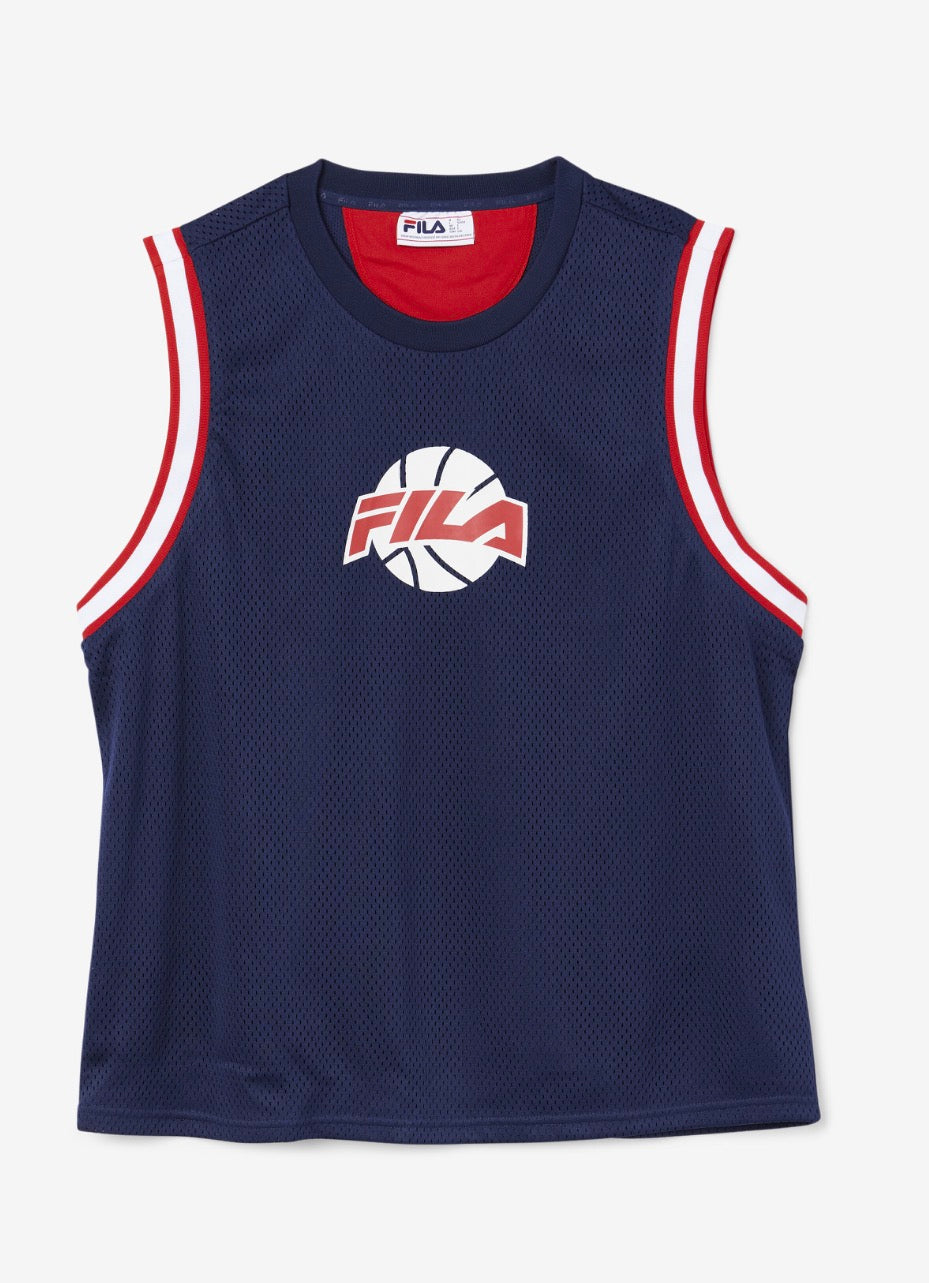 Fila Navy Basketball Shirt For Men