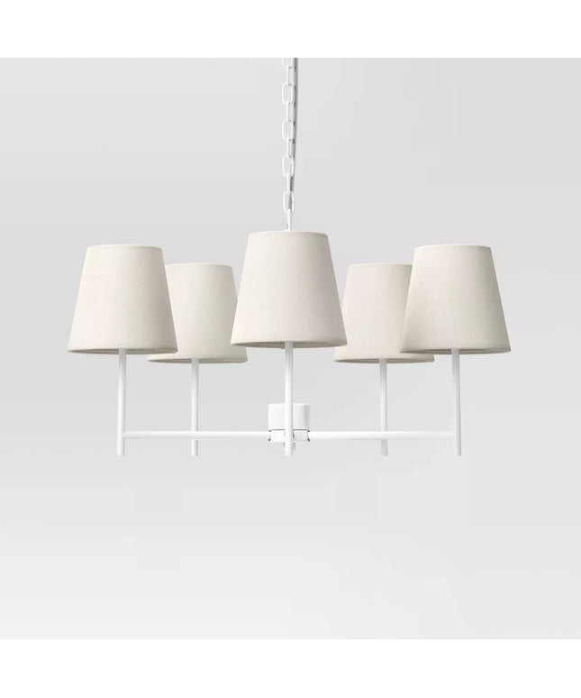 SEALED - 5 Arm Shaded Chandelier - Threshold™