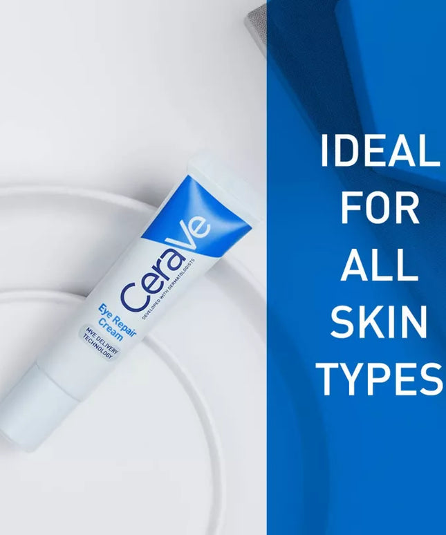 CeraVe Under Eye Cream Repair for Dark Circles and Puffiness - 0.5oz(14.2g)