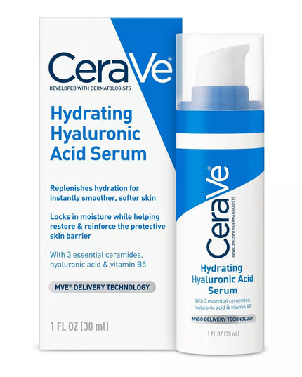 CeraVe Hydrating Hyaluronic Acid Face Serum – 1 fl oz