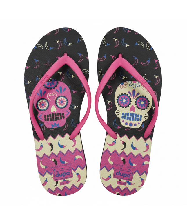 Dupe Women's Flip Flops Hype (Black)