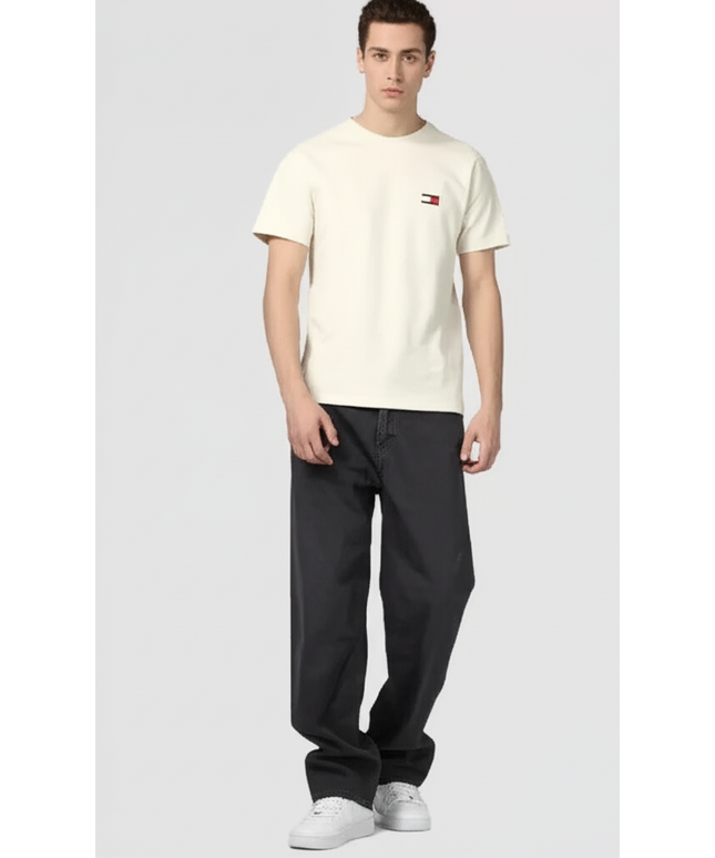 Tommy Jeans Men’s White Cotton T-Shirt