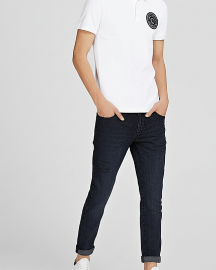 Tommy Hilfiger men t-shirt white { logo black }