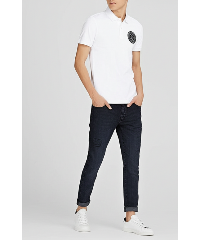 Tommy Hilfiger men t-shirt white { logo black }