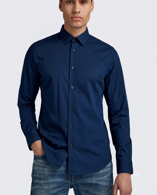 G-Star Mens Long Sleeve Imperial Blue