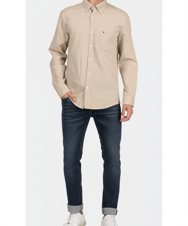 Tommy shirt for men- light brown