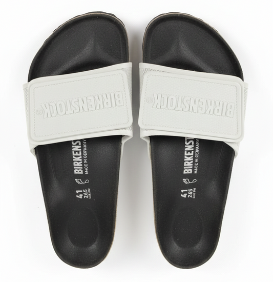 Birkenstock Tema Microfiber Gray Slide Sandal ( Without Box )