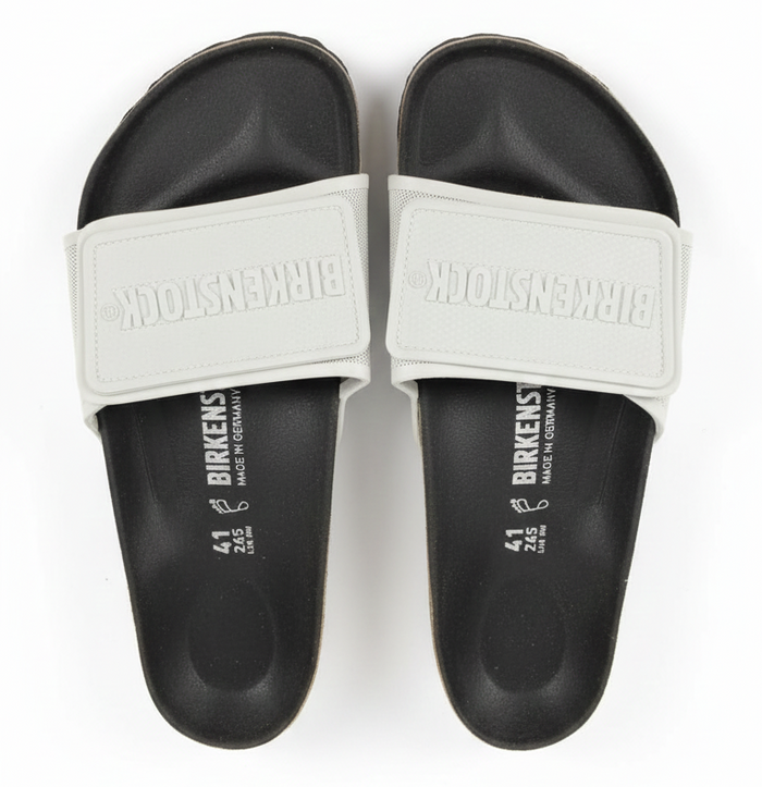 Birkenstock Tema Microfiber Gray Slide Sandal ( Without Box )