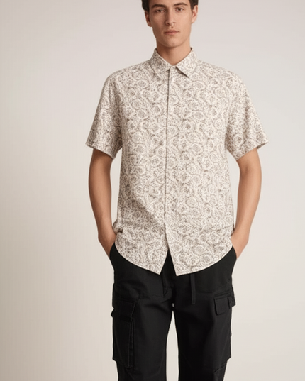 Denim & Flower Ricky Singh Men’s Floral Shirt – Trendy Casual Style