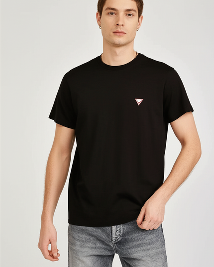 Guess Eco Men’s Black Cotton T-Shirt