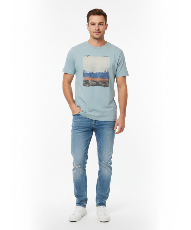 AMERICAN EAGLE  STANDARD FIT LIGHT BLUE