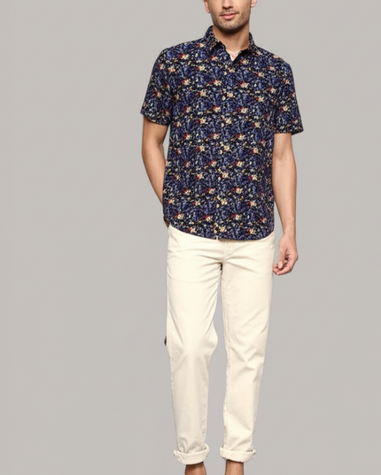 Denim & Flower Ricky Singh Men’s Floral Shirt