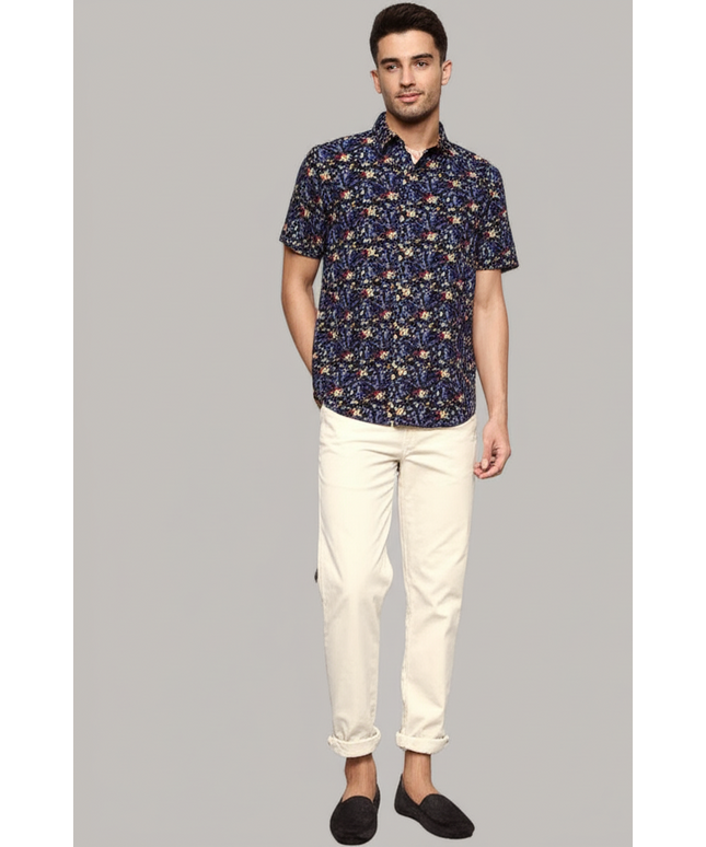 Denim & Flower Ricky Singh Men’s Floral Shirt