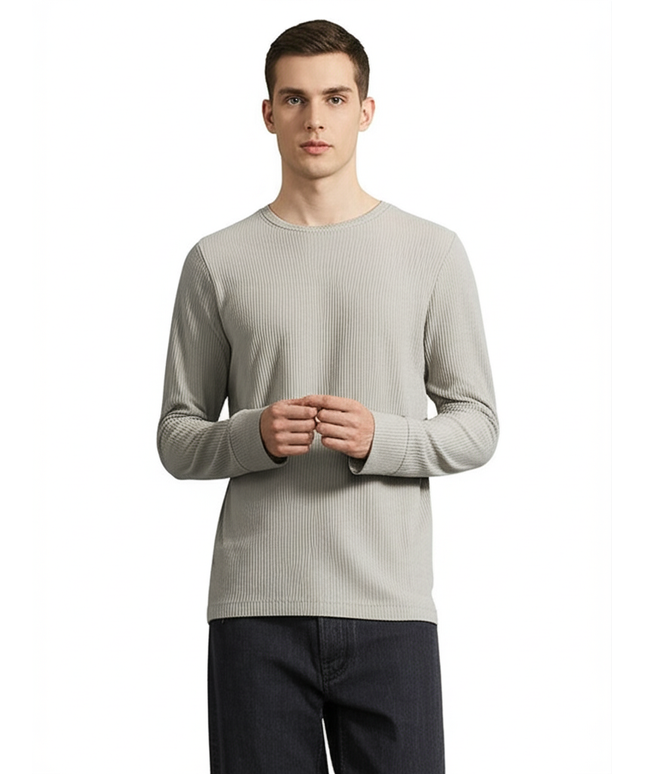 Cactus Man Ricky Singh Men’s Long Sleeve Round Neck T-Shirt