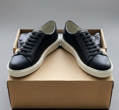 Massimo Dutti Men's Toyon Trainers Black